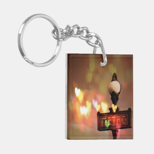 Nachtleben Paris Schlüsselanhänger (Vorderseite links)