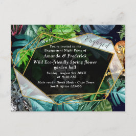 Nachtleben Party Feier Einladung Postkarte