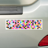 Nachtleben (Pixel-Funk) Autoaufkleber (Auf Auto)