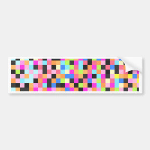 Nachtleben (Pixel-Funk) Autoaufkleber