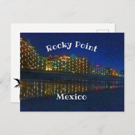 Nachtleben Postkarte (Vorne/Hinten)