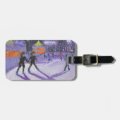 Nachtleben Skater Derby 2014 Gepäckanhänger (Vorderseite horizontal)