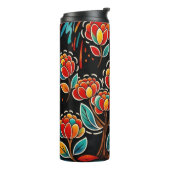 Nächtliche Blüte Thermosbecher (Nach links gedreht)