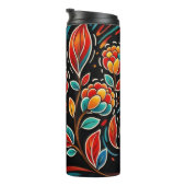 Nächtliche Blüte Thermosbecher (Nach rechts gedreht)