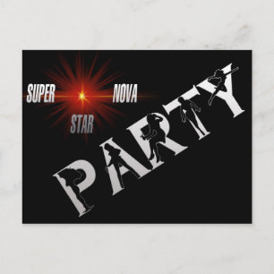 Nachtliche Party Einladung