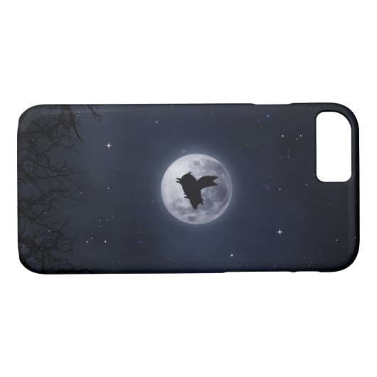 nächtlicher Fliegenschwein iPhone Fall Case-Mate iPhone Hülle (Rückseite (Horizontal))