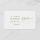 Nächtlicher Himmel mit Mond Visitenkarte (Rückseite)