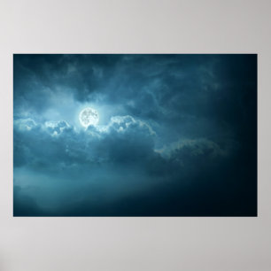 Nächtlicher Himmel Poster