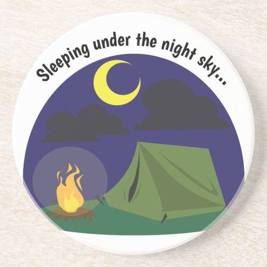 Nächtlicher Himmel Untersetzer (Vorne)
