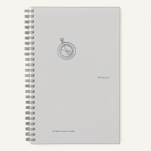 Nächtliches Studium dunkle Akademie Taschenuhr Notizblock