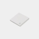 Nächtliches Studium dunkle Akademie-Taschenuhr Post-it Klebezettel (angewinkelt)