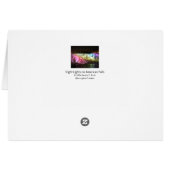 Nachtlicht auf American Falls Grußkarte (Rückseite Horizontal)