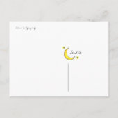 Nachtlicht, blau postkarte (Rückseite)