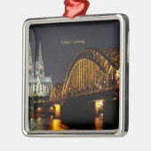 Nachtlicht Köln, Deutschland, Ornament Aus Metall (Links)