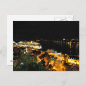 Nachtlicht Levis Quebec City Skyline Postkarte (Vorne/Hinten)