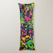 Nachtlicht Paint Spritzer Seitenschläferkissen (Rückseite (Vertikal))