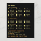 Nachtlicht, Party-Event-Plannerwerbung Flyer (Hinten)