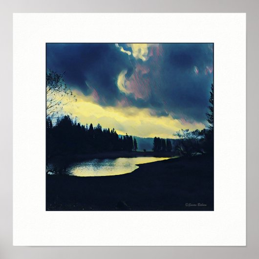 Nachtlicht Poster (Vorne)