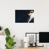 Nachtlicht Poster (Heimbüro)