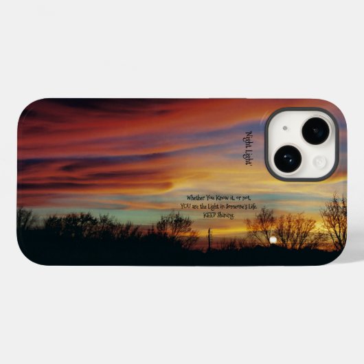 * "Nachtlichtdesign" Case-Mate iPhone Hülle (Rückseite (Horizontal))