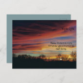 * "Nachtlichtdesign" Postkarte (Vorne/Hinten)