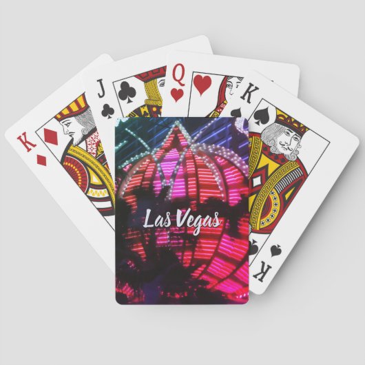 Nachtlichter von Vegas Spielkarten (Rückseite)