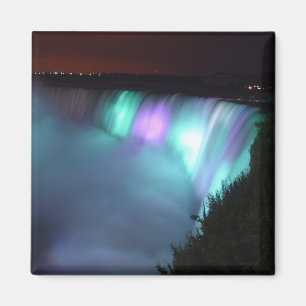 Nachtlila Aqua-Magnet Niagara Falls Kanada Magnet