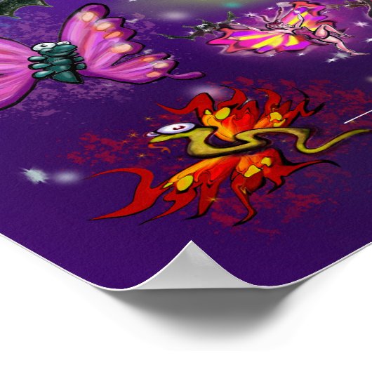 Nachtmagie Poster (Ecke)