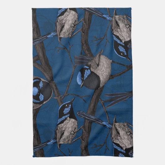 Nachtmärchen Geschirrtuch (Vertikal)