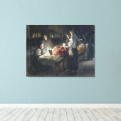Nachtmarkt Leinwanddruck (Insitu (Holzboden))