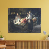 Nachtmarkt Leinwanddruck (Insitu (Wohnzimmer))