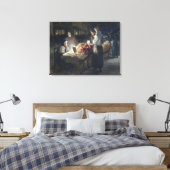 Nachtmarkt Leinwanddruck (Insitu (Schlafzimmer))
