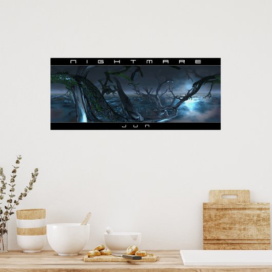 NACHTMÄSSIG POSTER (Küche)