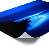 Nachtmeer Poster (Ecke)