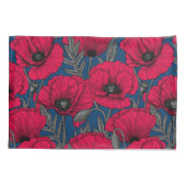 Nachtmohngarten Kissenbezug (Rückseite)