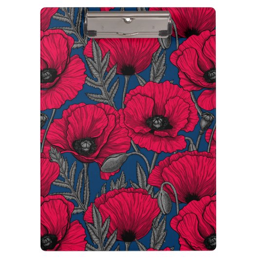 Nachtmohngarten Klemmbrett (Vorderseite)