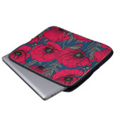 Nachtmohngarten Laptopschutzhülle (Vorne Knopf)
