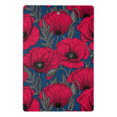 Nachtmohngarten Mini Klemmbrett (Rückseite)