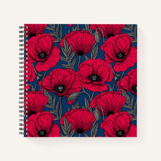 Nachtmohngarten Notizblock (Vorderseite)