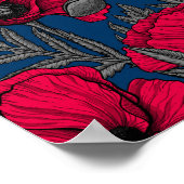 Nachtmohngarten Poster (Ecke)