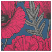 Nachtmohngarten Stoff (Muster)