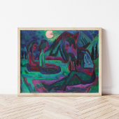 Nachtmond | Ernst Ludwig Kirchner Poster