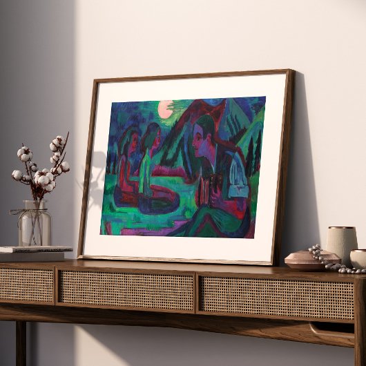 Nachtmond | Ernst Ludwig Kirchner Poster