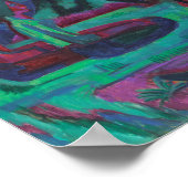 Nachtmond | Ernst Ludwig Kirchner Poster (Ecke)