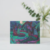 Nachtmond | Ernst Ludwig Kirchner Postkarte (Stehend Vorderseite)