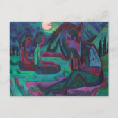 Nachtmond | Ernst Ludwig Kirchner Postkarte (Vorderseite)