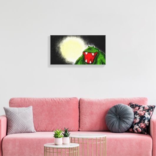 Nachtmonster Leinwanddruck (Insitu (Wohnzimmer))