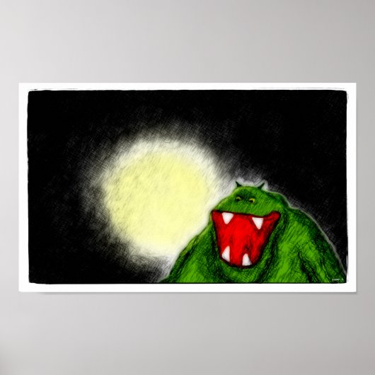 Nachtmonster Poster (Vorne)