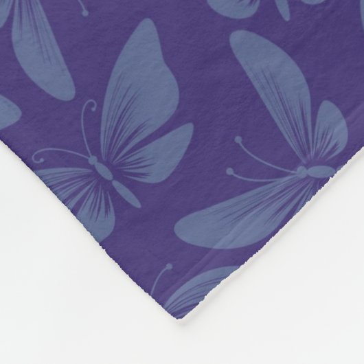 Nachtmotten-Schmetterlingshintergrund Fleecedecke (Ecke)