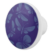 Nachtmotten-Schmetterlingshintergrund Keramikknauf (Rechts)